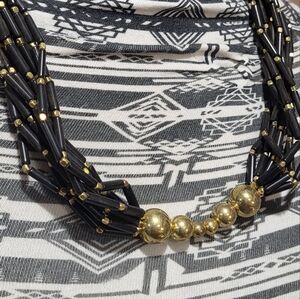 🍹Egyptian Revival Artisan Beaded Necklace Fair Trade